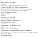 Long Clutch Brake Lever For 790  Before 2019 Silver Generic