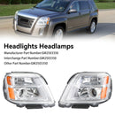 GMC Terrain 2010-2015 Left+Right Clear Lens Projector Headlights Headlamps
