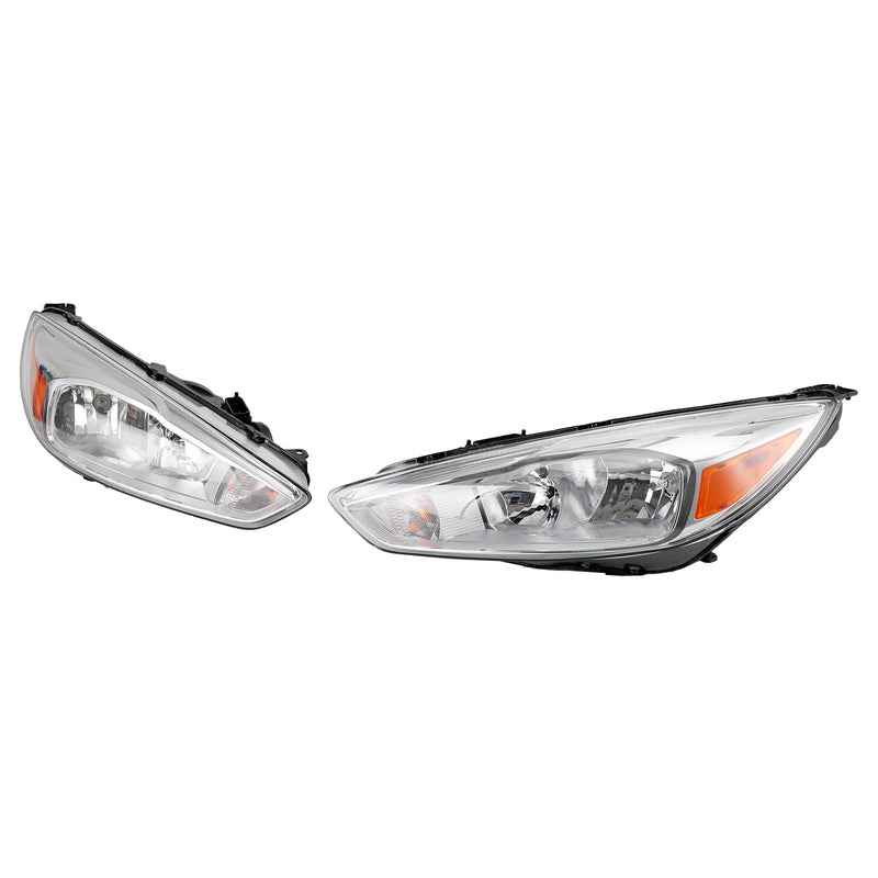 Ford Focus 2015-2018 Left+Right Projector Headlights Headlamps