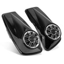 Saddlebag TRIPLE 6.5 Lids w/ Speaker Fits for Harley Touring Electra Glide 2014-2020 Generic