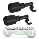 CNC Frame Crash Sliders Protection Black Fit For KAWASAKI NINJA Z400 18-21 500