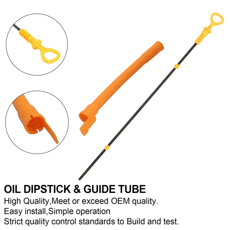 Oil Dipstick & Guide Tube for Audi A3 A4 A6 1.9 TDi VW BORA GOLF Mk4 Generic