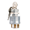 Key Switch for EZGO Cart - 4 Prong w/Factory Lights 81+ Gas & Electric 33639G01