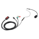 4x Mini Car Radio Finger Big PTT Handsfree Microphone for QYT KT8900 KT8900R