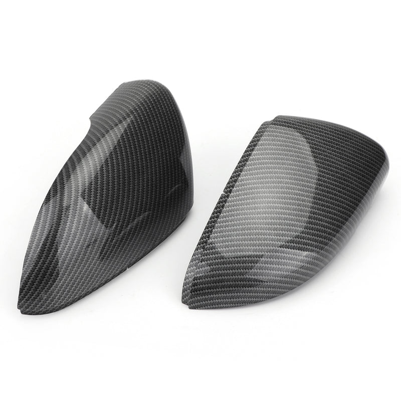 2010-2013 VW Golf MK6 Carbon Pair Side Mirror Cover Cap Replacement