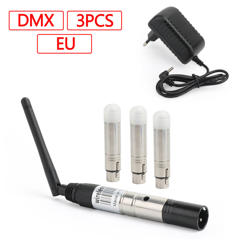 DMX512 Wireless Transmitter Receiver DMX Controller 2.4G Stage Lighting EU