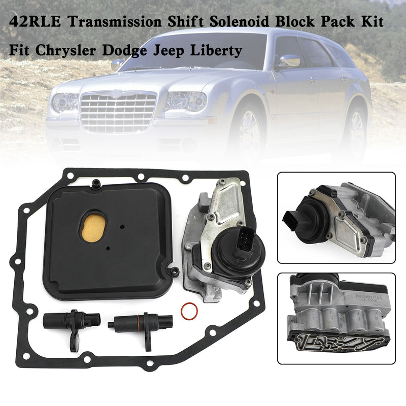 2004-2011 Dakota, Durango V8 4.7L 5.7L Transmission Shift Solenoid Block Pack Kit 42RLE 52854001AA 04799061AB