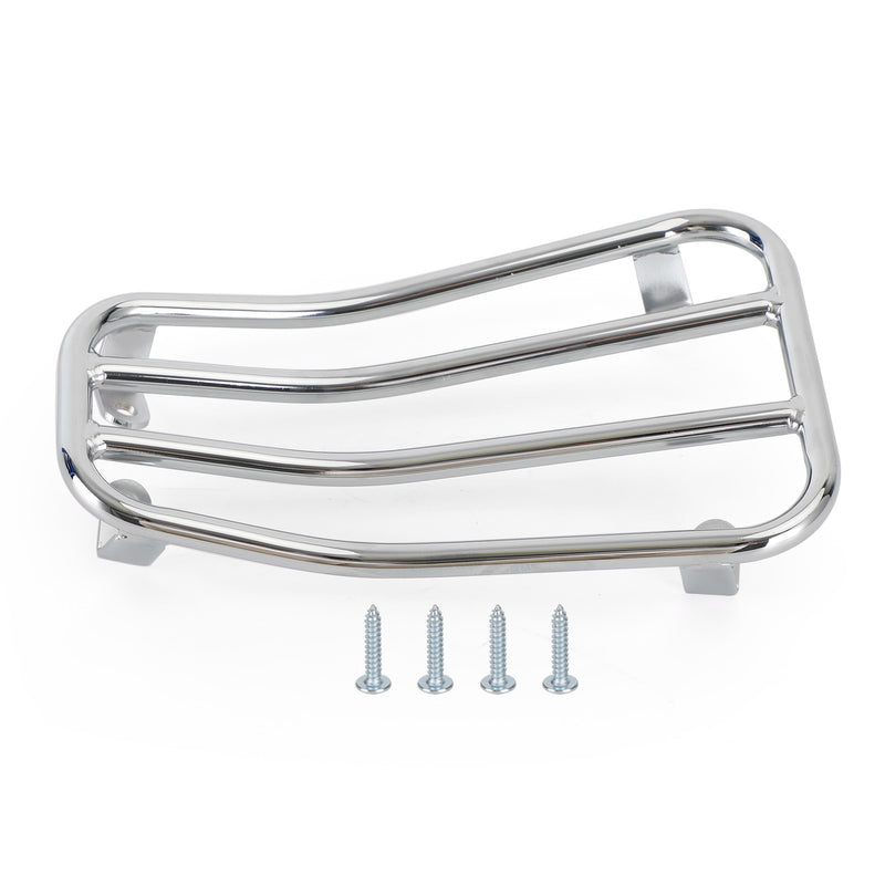 CHROME FLOOR BOARD LUGGAGE CARRY SUPPORT RACK FOR VESPA PRIMAVERA SPRINT 125 150 Generic