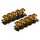 Motorcycle Aluminum Fairing Screen M6x20mm Screw Bolts Clips kit QTY 10 Generic