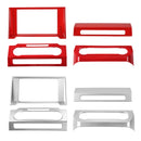 Red Silver Central Control Air Condition Navigation Warning Light Panel For Ford F150 Generic