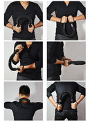 Heavy Duty Spring Chest Power Bar Twister Upper Body Arms Strength Training 40KG