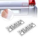 2pcs VETERAN Edition Emblem Badge Car Truck Rear Tailgate Sticker Decal Alloy