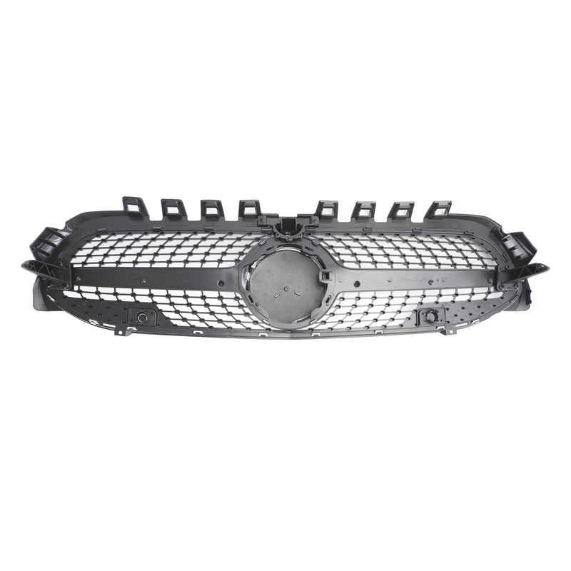 Benz A-Class W177 2019-2023 Diamond Front Bumper Grille Black/Chrome