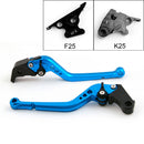 Long Brake Clutch Levers Fit For Kawasaki NINJA 250R 2008-2012 Black Generic