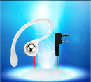 2 Pin Earhook Earpiece Headset PTT Mic For Kenwood HYT BaoFeng Radio 3Colour