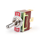 2 Terminal 3P (ON)-ON 15A 250V Toggle Switch Reset Boot SPDT Industrial Grade