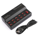 10 Port USB Desktop Charger 5V/12A Multi Hub Dock Fast Charging Station AU Plug