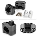 Areyourshop CNC Aluminum Motorcycle Handlebar Risers 22-28mm Universal Clamp Mount