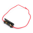 6*30mm Glass Tube Fuse Holder Flip Cover 16AWG Wire Cable Fuses Box Motorcycle