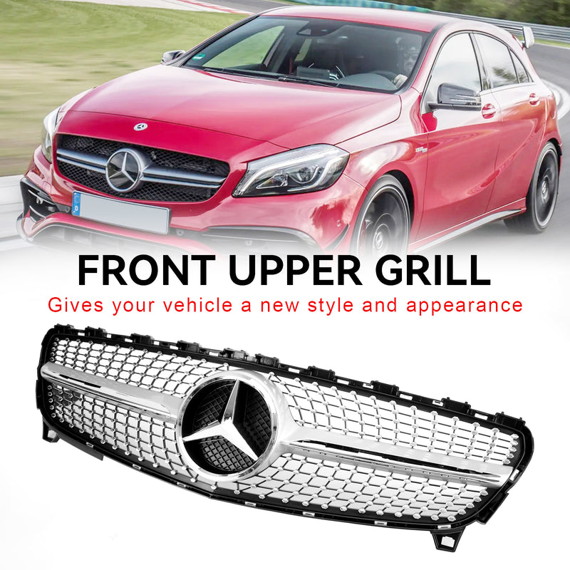 MERCEDES BENZ A CLASS W176 2016-2018 Diamond Front Bumper Grille Grill