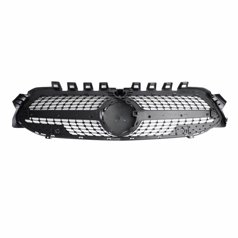 Benz A-Class W177 2019-2023 Diamond Front Bumper Grille Black/Chrome