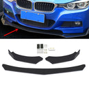 4PCS Universal Front Bumper Lip Body Kit Spoiler Fit GMC Honda Civic BMW Benz