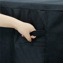 48*24*42Inch Outdoor Firewood Log Storage Rack Cover Waterproof Snow Protect