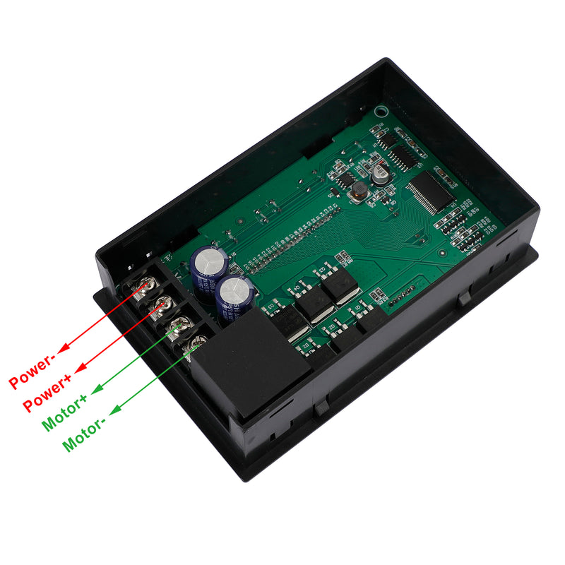 DC 10-55V Digital PWM DC Motor Speed Controller 0~100% 40A Time Reversible
