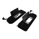 1997-2004 Corvette C5 10442033 10442034 Sun Visor Vanity Mirror Black SunVisors Pair Shaded