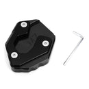 Kickstand Side Stand Extension Pad For Yamaha MT-07 FZ-07 Kickstand Side Stand Extension Pad Plate For Yamaha MT-07 FZ-07 Titanium Generic
