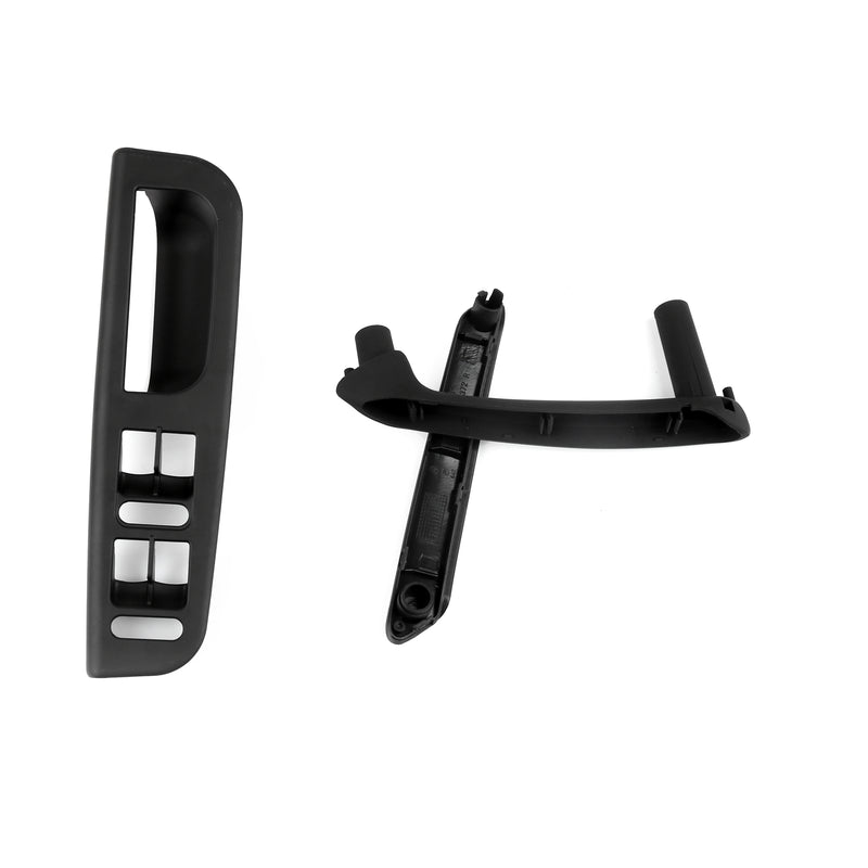 5x Black Interior Door Pull Handle Window Control Panel For VW Passat B5 98-2005 Generic