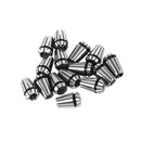 15Pcs ER11 Spring Collet 1/16"-3/4" For CNC Milling Lathe Tool Workholding