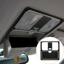 3Pcs Carbon Fiber Reading Light Panel Cover Trim For Nissan 350Z 2003-2009 Generic