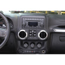 Air Condition Knob Cover For Wrangler JK 11-17 Compass Patriot 10-16 Black/Carbon Generic