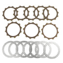 Clutch Kit Iron& Friction Plates fit for Yamaha 5Y1-16321-00 XT550 5Y3 XT550J Generic