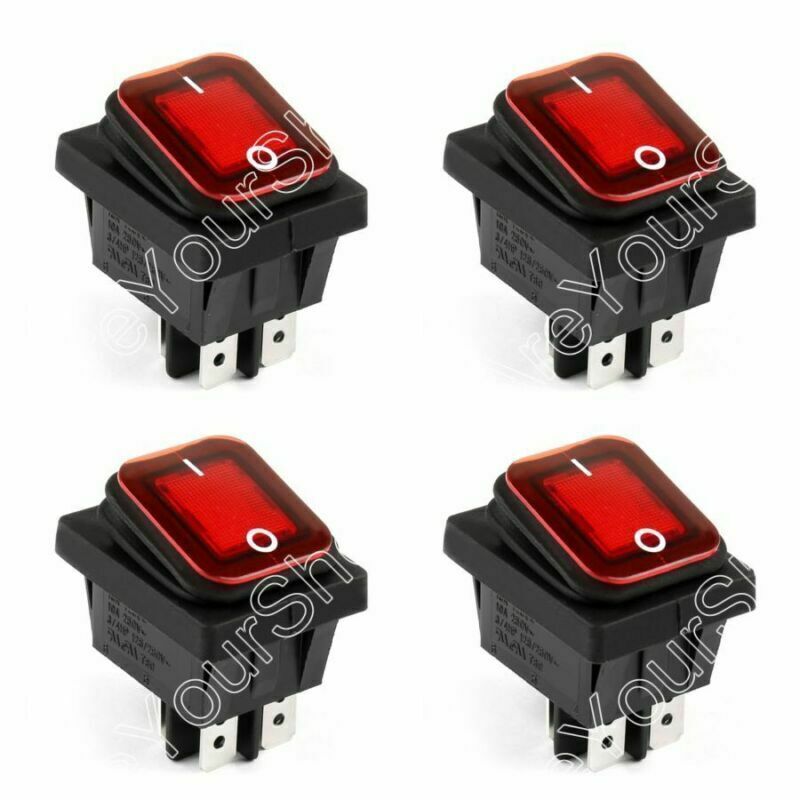 4Pin IP65 Boat Schalter Wasserdicht ON/OFF Rocker RLEIL BE RL2-102 Car