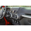 Air Condition Knob Cover For Wrangler JK 11-17 Compass Patriot 10-16 Black/Carbon Generic