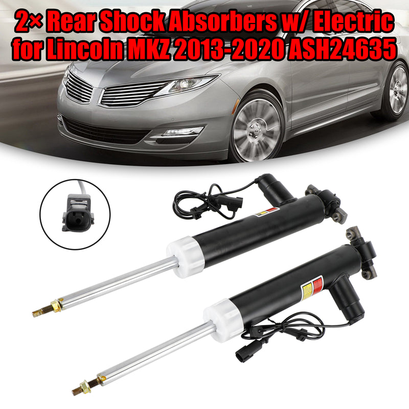2閿熸枻鎷?Lincoln MKZ 3.7L V6 Gas DOHC Rear Shock Absorbers w/ Electric ASH24635