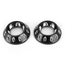 CNC Exhaust Bottom End Caps Black Fit for Ducati Scrambler 1100 Sport Special Generic