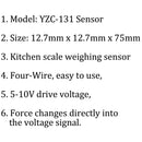 5Pcs YZC-131 Wire Uxcell Aluminium Alloy Micro Load Cell Weighting Sensor 1Kg 6"