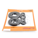 Complete Engine Oil Seal Crankcase Kit - 9pcs for Honda CRF250R 2010锟斤拷C2017 Generic