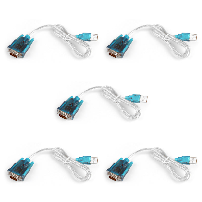 5Pcs USB Converter to Serial Cable USB Convert COM Port USB-RS232 HL-340