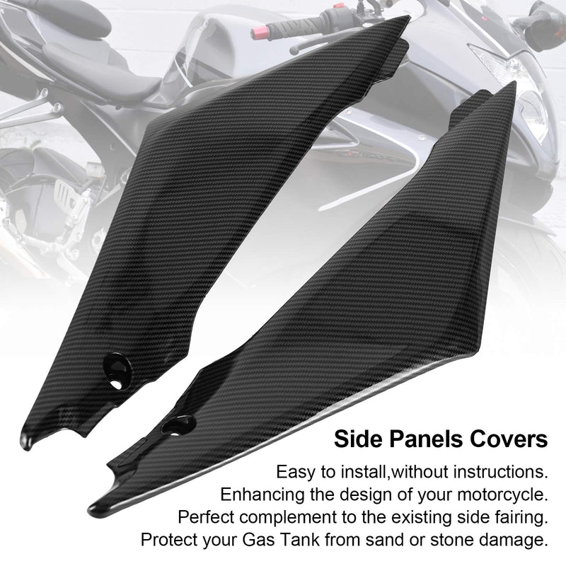 Gas Tank Side Trim Cover Panel Fairing Cowl For Suzuki GSXR1000 2005-2006 K5 Carbon Generic