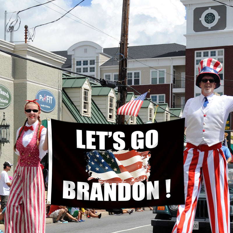 Let's Go Brandon Flag Anti FJB Biden Quotes Garden Yard Banner Flag 3x5Ft