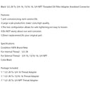 3PCS 1/2-28 to 3/4-16, 13/16-16, 3/4 NPT Thread Oil Filter Adapters Black New Generic