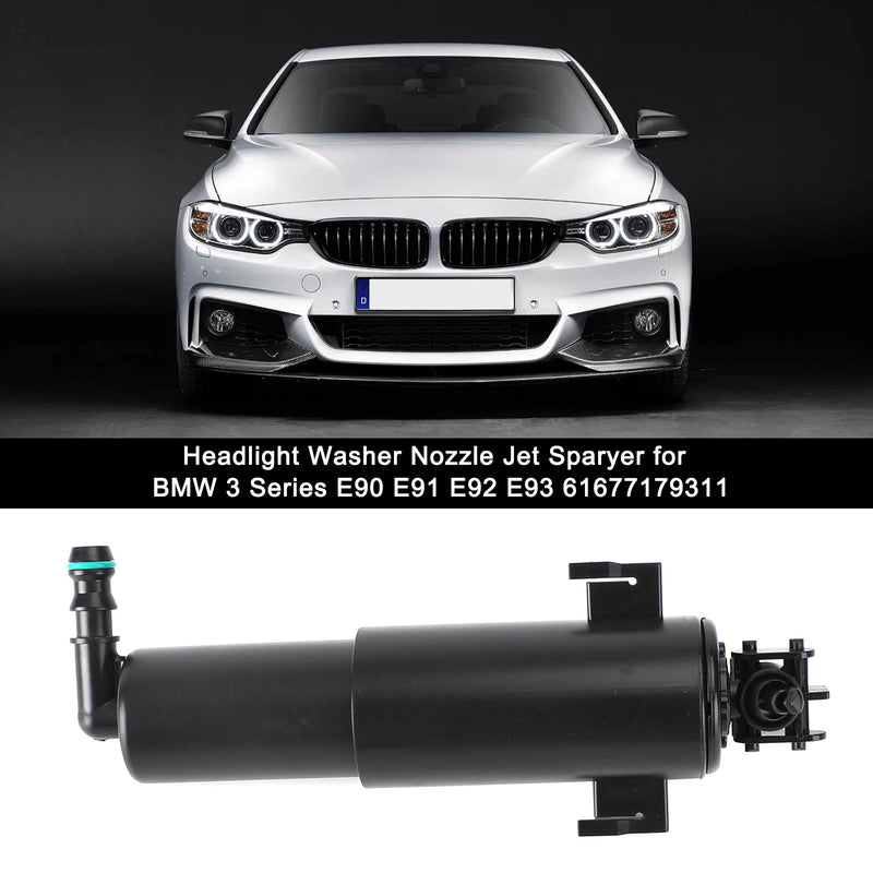Headlight Washer Nozzle Jet Sparyer for BMW 3 Series E90 E91 E92 E93 61677179311 Generic