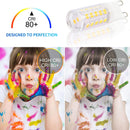 6pcs Non-dimmable G9 Led Bulbs Ceiling Light 40W Equivalent 3000K/6000K White