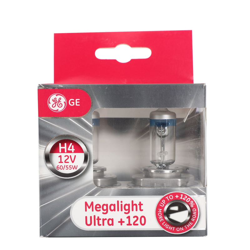 50440SNU For GE Halogen Megalight Lamp UP TO +120% 12V 60/55W H4 Generic