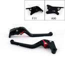 Long Brake Clutch Levers For KTM 690 Duke R 2014-2016 (F11/A90) Black Generic