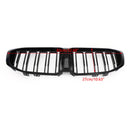 Gloss Double Black Front Replacement Hood Grille Fit BMW F40 1-Series 2019-2023 Generic